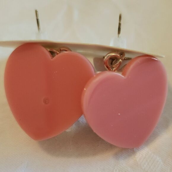 Teddybear Heart Earrings - Picture 3 of 4